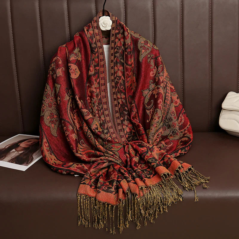 Élégancea | Women's Scarf | Cashmere Feel | 70 × 190 cm | Luxury Print & Warm
