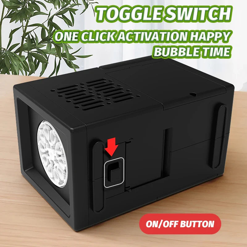 BubbleBlaze Pro | Stage Bubble Machine with 10 Nozzles | Spectacular Bubble Machine for Events, Shows & Parties