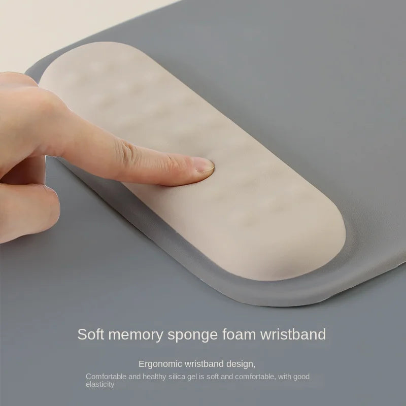 ErgoLoom Mouse Pad with Wrist Rest | Ergonomic & Non-Slip | Memory Foam & Anti-Slip Base | For Gaming & Office