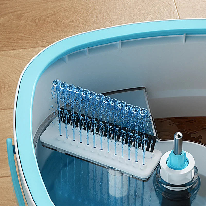 AquaPure Spin Mop | 360° Rotation Mop with Water Separation | Hands-Free Cleaning System | 2.5L Bucket