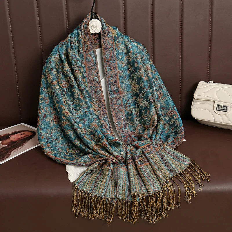 Élégancea | Women's Scarf | Cashmere Feel | 70 × 190 cm | Luxury Print & Warm