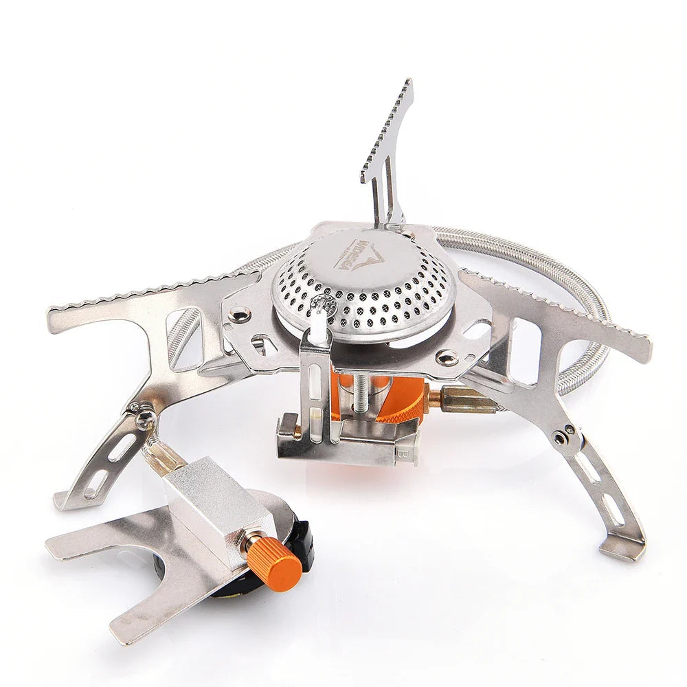 FlameTrek Gas Stove | Compact & Powerful | For Outdoor, Camping & Trekking | Includes Carrying Case