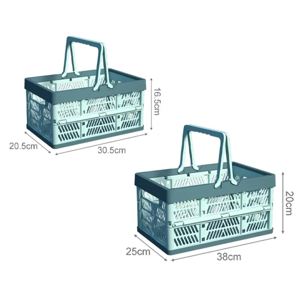 Foldex Storage Basket | Foldable & Durable | Up to 7 kg Load Capacity | Space-Saving Design