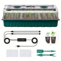 Growmida Indoor Growing Kit | With LED Plant Light & Adjustable Humidity Cover | 36-Cell Propagation Station | Including Accessories