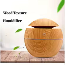 AeroMist Humidifier 130 ml | Whisper-quiet <35 dB | USB Powered & LED Light | With Aroma Oil Function