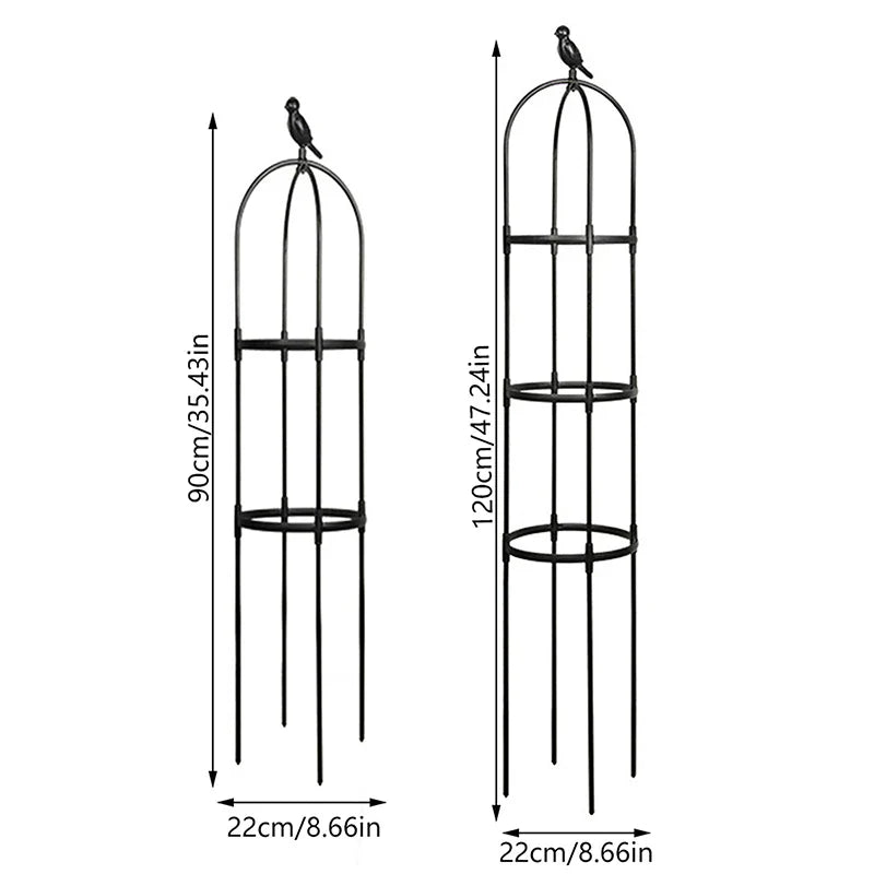 GrowArc Garden | Plant Support Made of Fiberglass | Stable & Weatherproof | For Climbing Plants & Vegetables