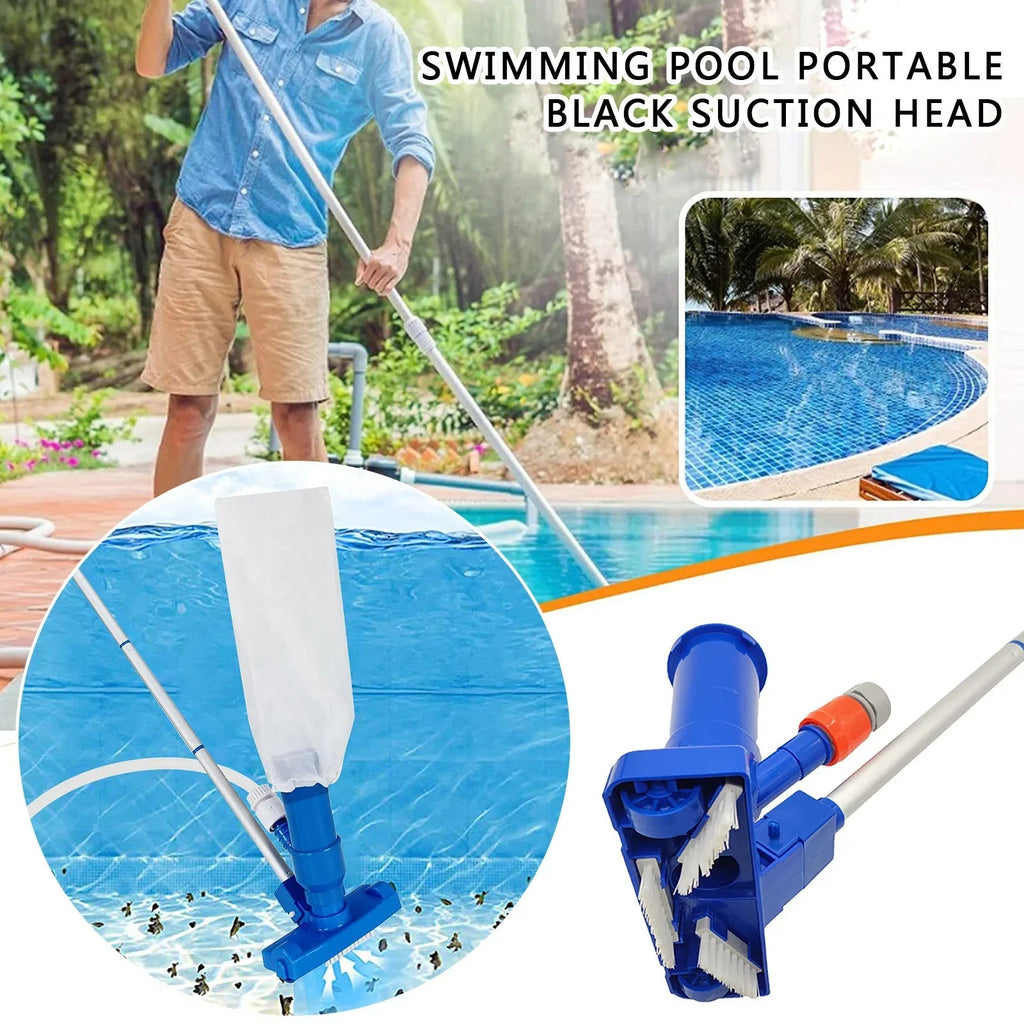 AquaRein Pool & Pond Vacuum Set | Underwater Vacuum Cleaner | Including EU Plug | For Pools & Aquariums