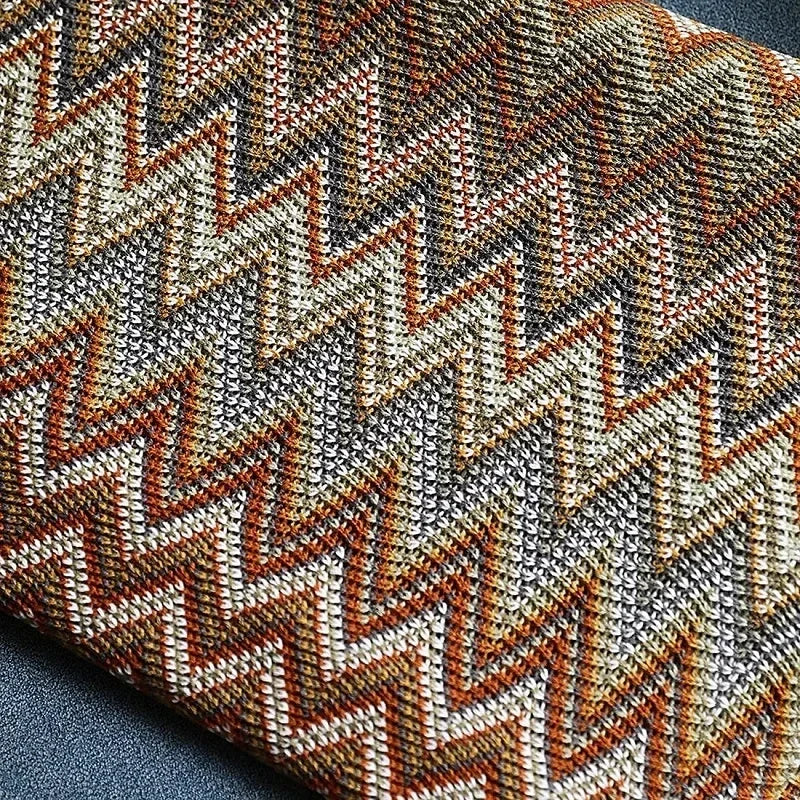 CasaLoom | Boho Throw with Tassels | Rust Red | Soft & Lightweight