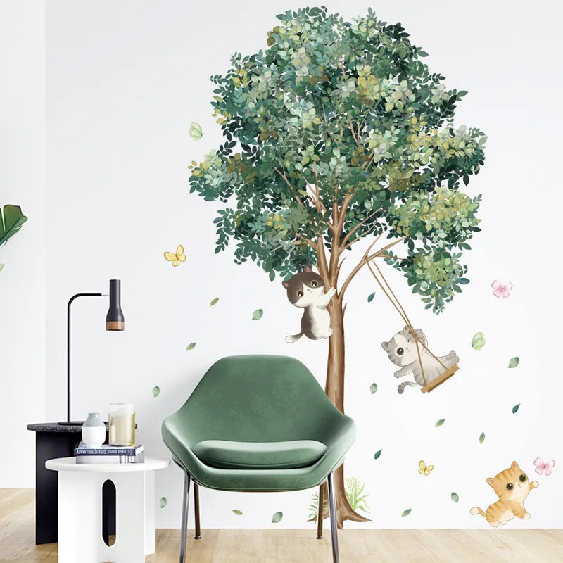 DecoSilva NordicTree Wall Sticker Large Nordic Tree | Removable Wall Decals for Living Room & Bedroom