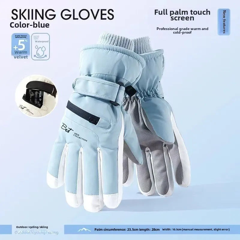 GlacioShield Pro Gloves | Waterproof Winter Gloves | Touchscreen & Anti-Slip | Warm Fleece Lining for Skiing, Cycling & Outdoor Activities
