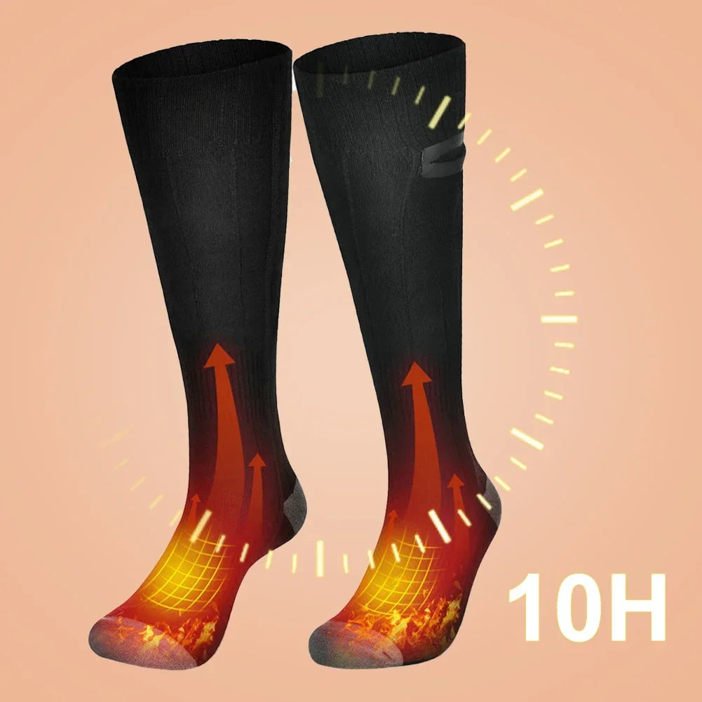 Heated Socks Thermavolt | 3 Heat Settings | With Power Bank | Winter Thermal Socks Unisex for Outdoor & Travel