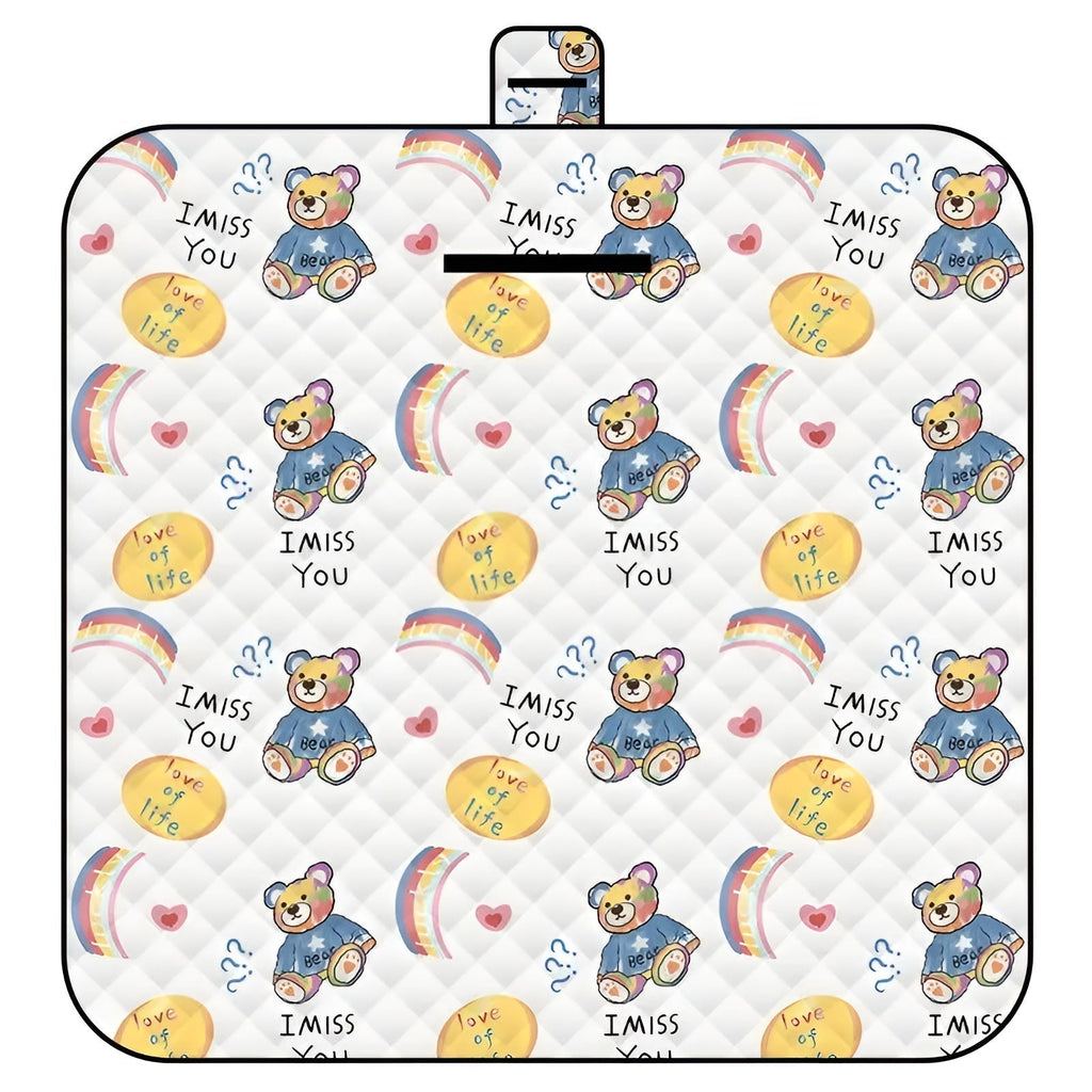 Foldable Baby Play Mat Wanderlino | Padded & Waterproof | For Outdoor & Home | Includes Carrying Bag