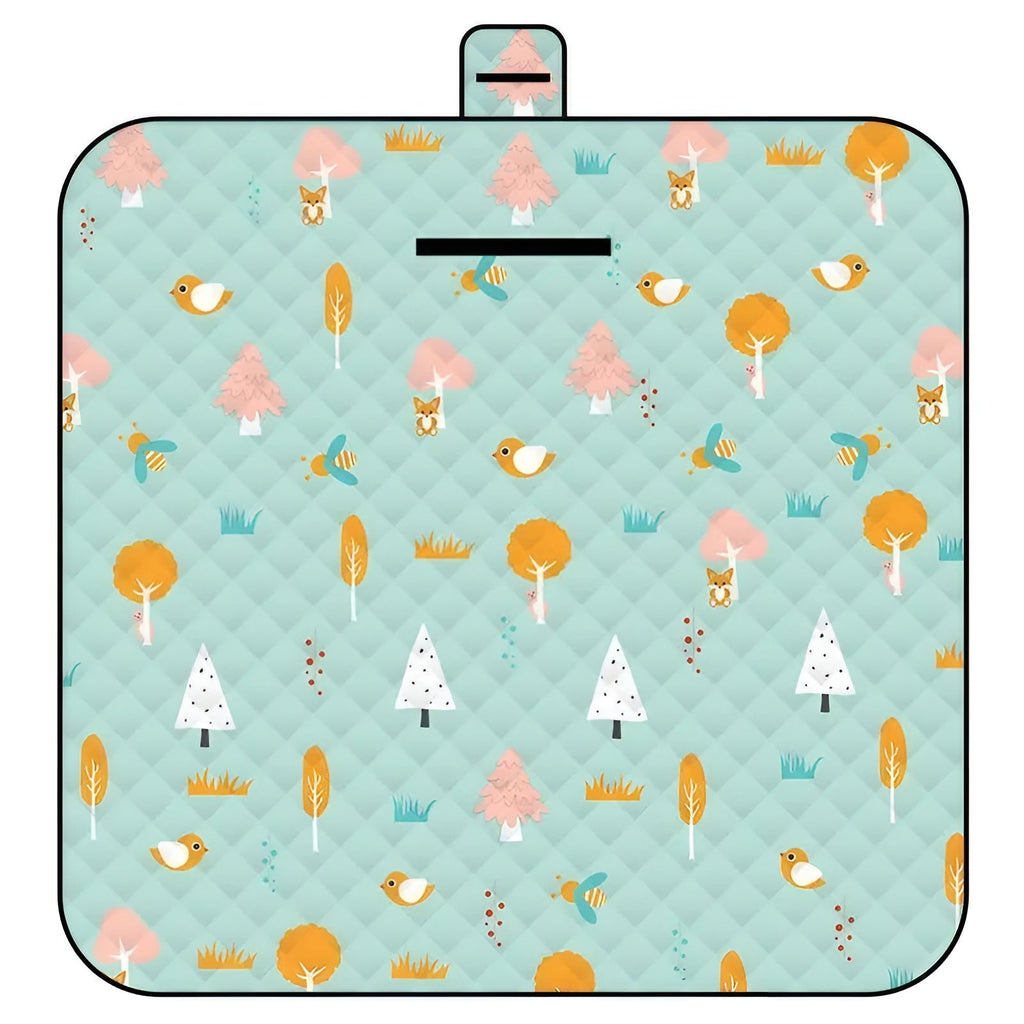 Foldable Baby Play Mat Wanderlino | Padded & Waterproof | For Outdoor & Home | Includes Carrying Bag