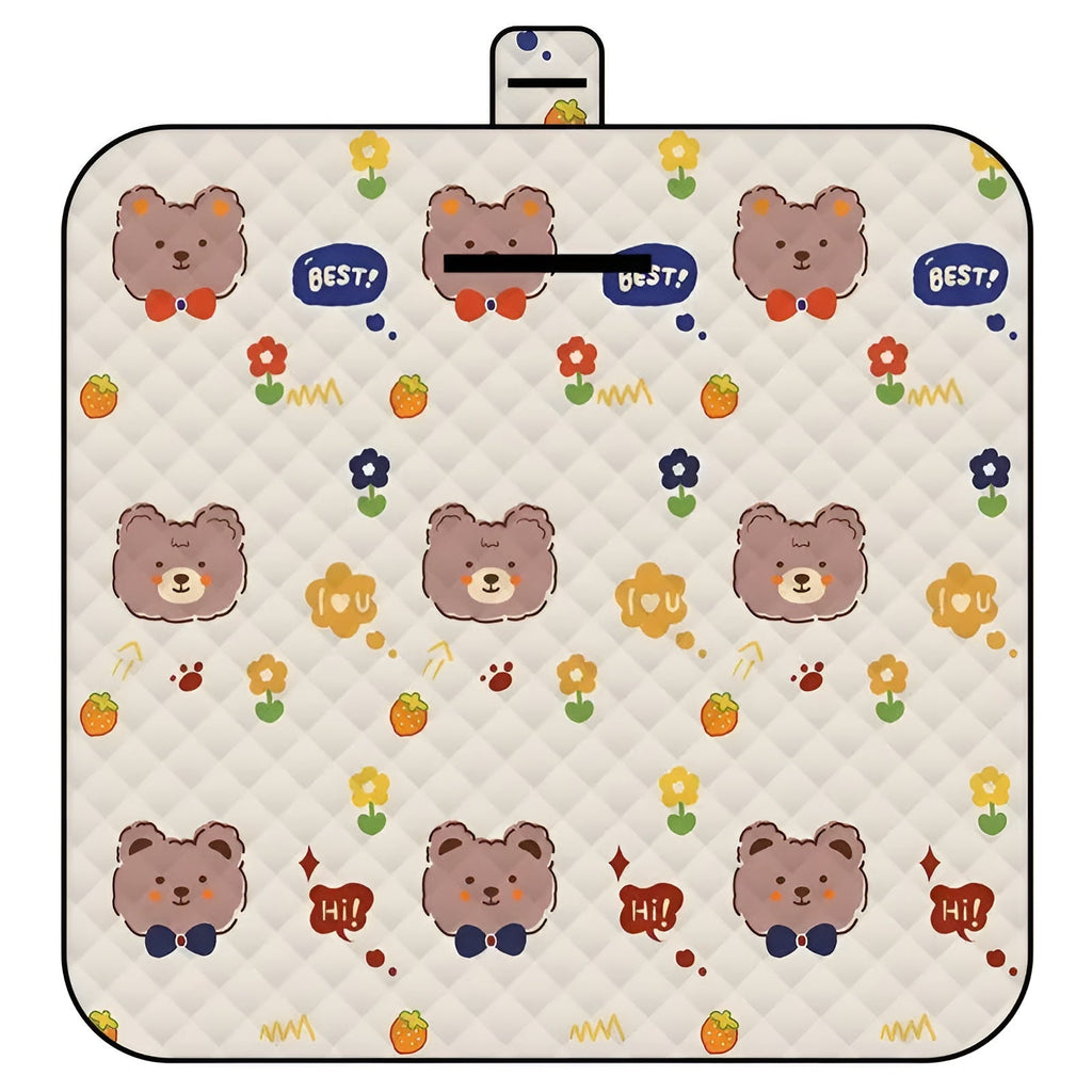 Foldable Baby Play Mat Wanderlino | Padded & Waterproof | For Outdoor & Home | Includes Carrying Bag