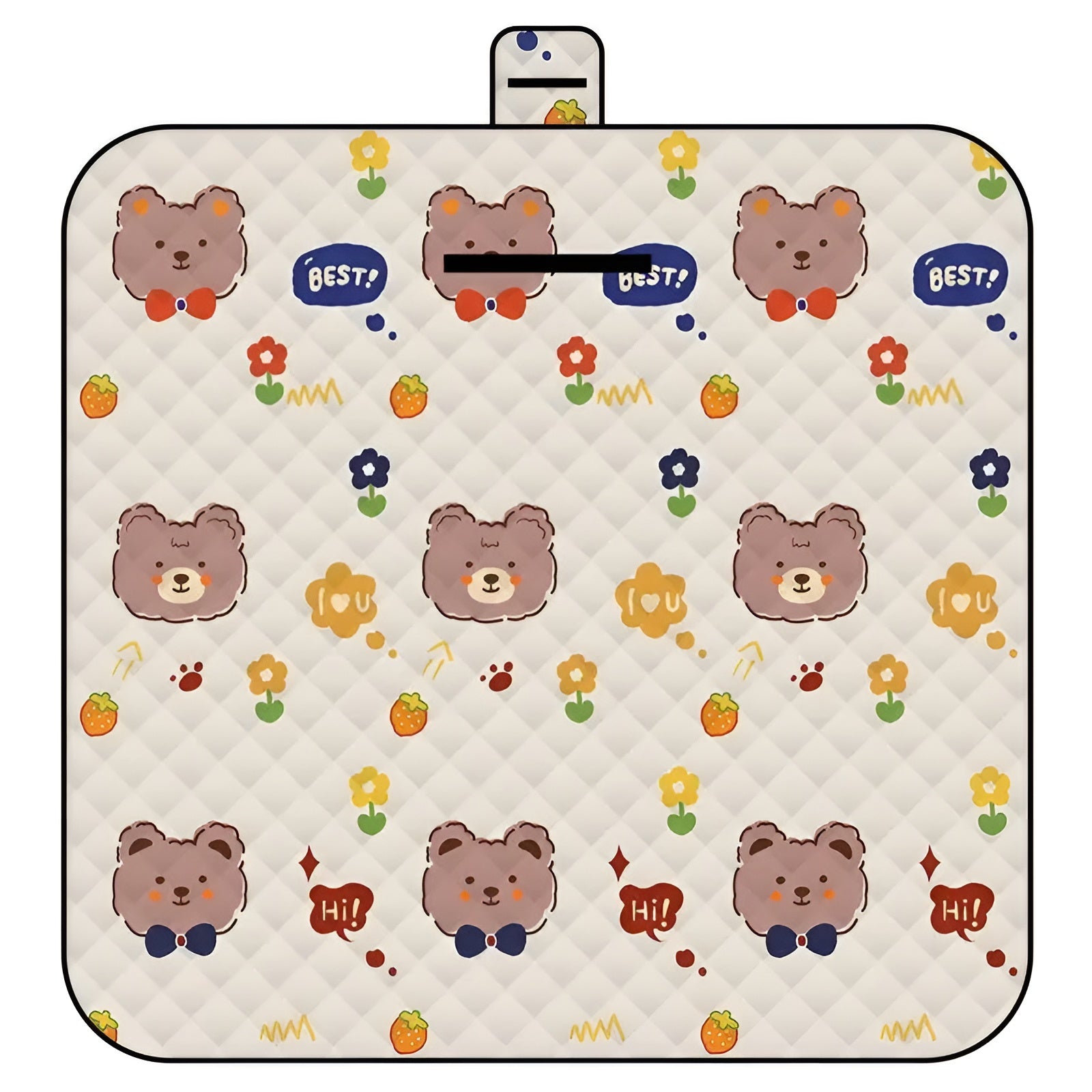 Foldable Baby Play Mat Wanderlino | Padded & Waterproof | For Outdoor & Home | Includes Carrying Bag