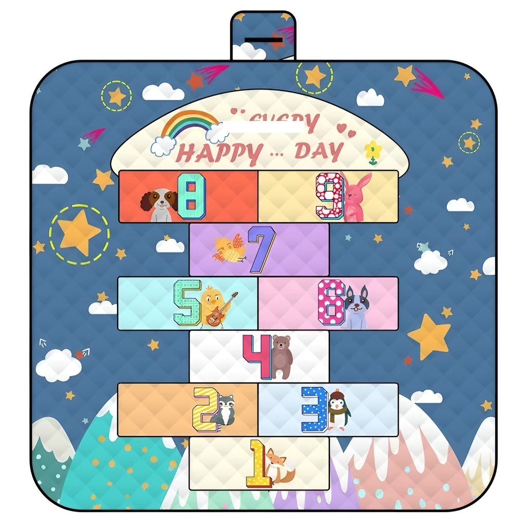 Foldable Baby Play Mat Wanderlino | Padded & Waterproof | For Outdoor & Home | Includes Carrying Bag