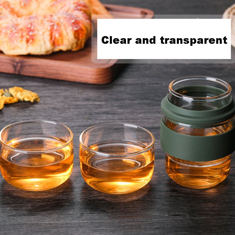 Teavera | Reise-Teekanne aus Borosilikatglas | 420 ml | Hitzebeständig | Mit Teesieb