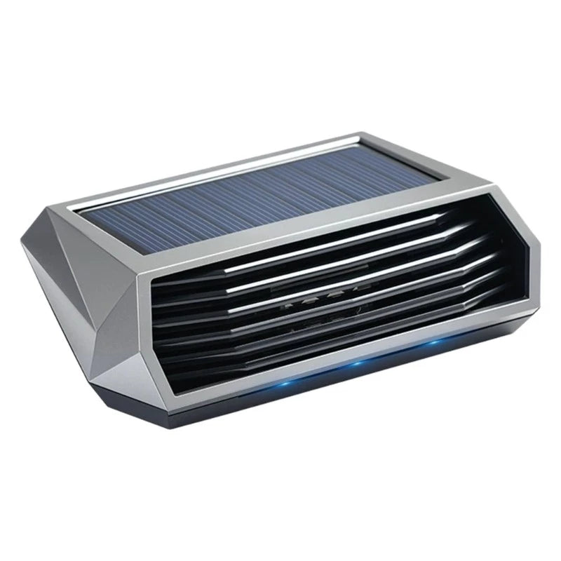 PureDrive | Solarbetriebener Auto-Luftreiniger | Ozon-Luftreiniger mit Vibrationssensor | Geruchsneutralisierung für Fahrzeuge
