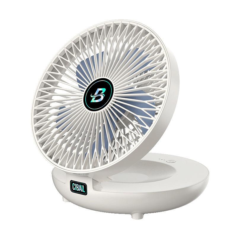 BriseFlex Foldable Table & Wall Fan | Wireless & Whisper-Quiet | 3 Speeds | Rechargeable