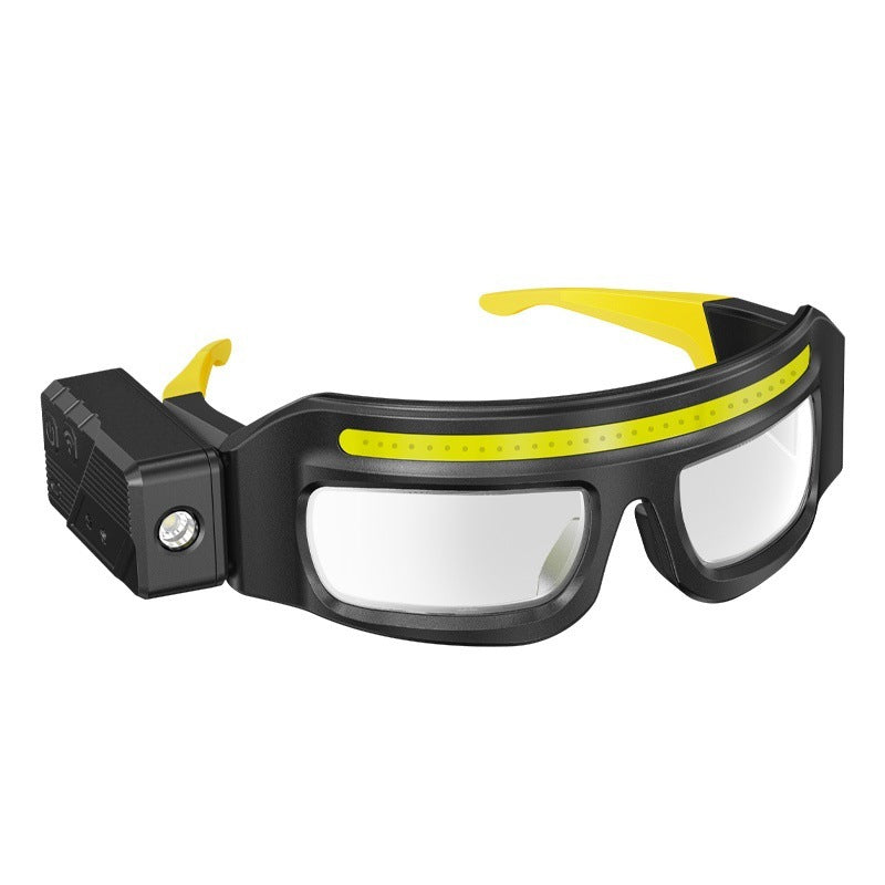 LumiWerk | Arbeitsbrille mit LED-Beleuchtung | Freihändige Präzisionsarbeit | USB-Aufladbar